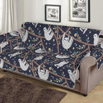 Sloth Family Pattern Print Sofa Protector