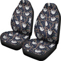 Sloth Family Pattern Print Universal Fit Car Seat Covers