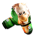 Smiley Face Giraffe Print Boxing Gloves