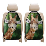 Smiley Face Giraffe Print Car Seat Organizers