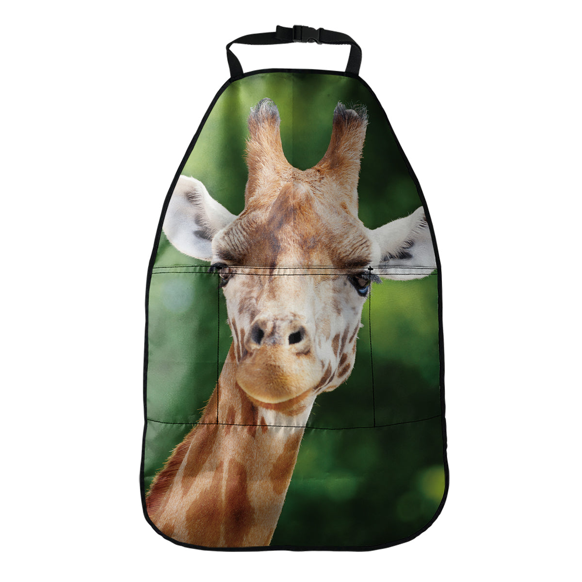 Smiley Face Giraffe Print Car Seat Organizers