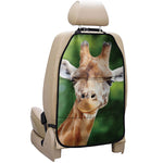 Smiley Face Giraffe Print Car Seat Organizers