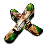 Smiley Face Giraffe Print Muay Thai Shin Guard