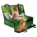 Smiley Face Giraffe Print Pet Car Back Seat Cover