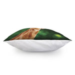 Smiley Face Giraffe Print Pillow Cover