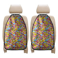 Smiley Faces Emoji Pattern Print Car Seat Organizers
