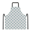 Smiley Shark Pattern Print Apron