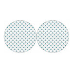 Smiley Shark Pattern Print Car Coasters