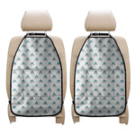 Smiley Shark Pattern Print Car Seat Organizers