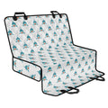 Smiley Shark Pattern Print Pet Car Back Seat Cover