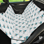 Smiley Shark Pattern Print Pet Car Back Seat Cover