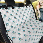 Smiley Shark Pattern Print Pet Car Back Seat Cover