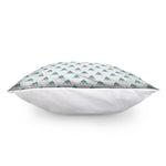 Smiley Shark Pattern Print Pillow Cover