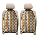 Smiling Carrot Pattern Print Car Seat Organizers