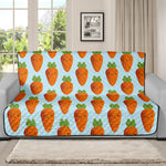 Smiling Carrot Pattern Print Futon Protector