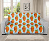 Smiling Carrot Pattern Print Futon Protector