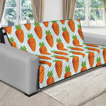 Smiling Carrot Pattern Print Futon Protector