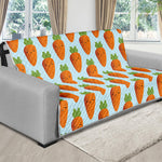 Smiling Carrot Pattern Print Futon Protector