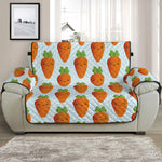 Smiling Carrot Pattern Print Half Sofa Protector