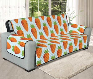 Smiling Carrot Pattern Print Oversized Sofa Protector