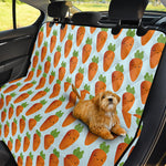 Smiling Carrot Pattern Print Pet Car Back Seat Cover