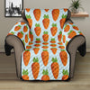 Smiling Carrot Pattern Print Recliner Protector