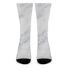 Smoke Grey Marble Print Crew Socks