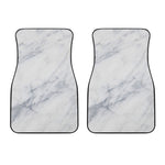 Smoke Grey Marble Print Front Car Floor Mats