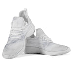 Smoke Grey Marble Print Mesh Knit Shoes GearFrost
