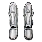 Smoke Grey Marble Print Muay Thai Shin Guard