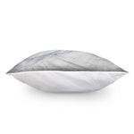 Smoke Grey Marble Print Pillow Cover
