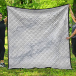 Smoke Grey Marble Print Quilt