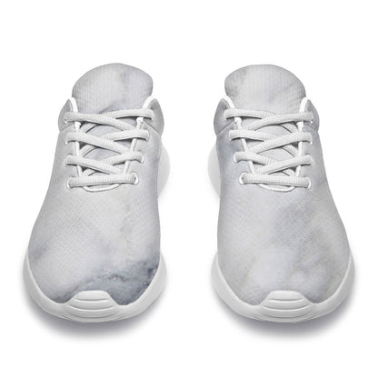 Smoke Grey Marble Print Sport Shoes GearFrost