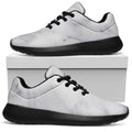 Smoke Grey Marble Print Walking Shoes