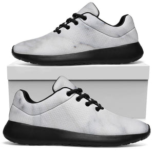 Smoke Grey Marble Print Sport Shoes GearFrost