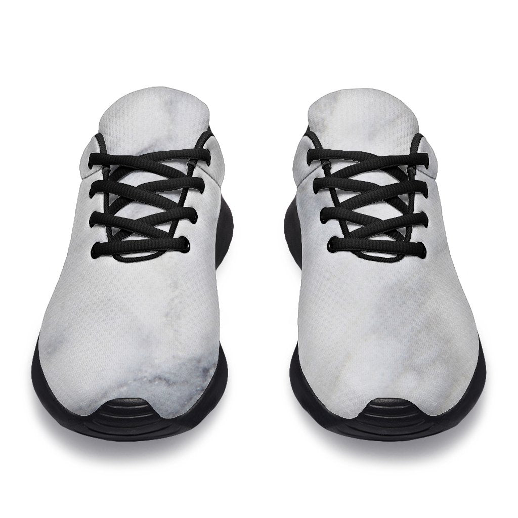 Smoke Grey Marble Print Sport Shoes GearFrost