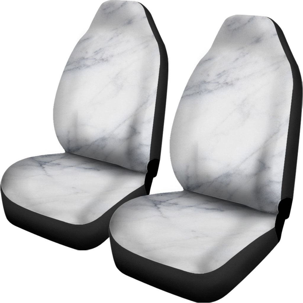 Smoke Grey Marble Print Universal Fit Car Seat Covers