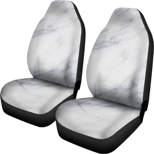 Smoke Grey Marble Print Universal Fit Car Seat Covers