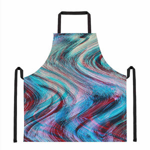 Smoke Psychedelic Trippy Print Apron