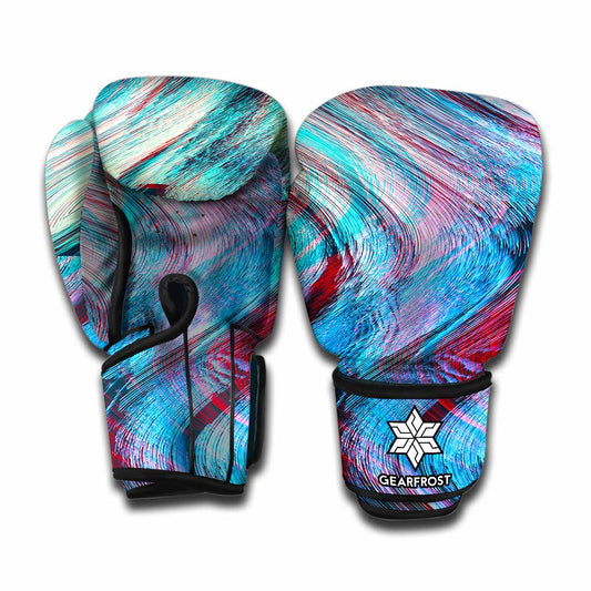 Smoke Psychedelic Trippy Print Boxing Gloves