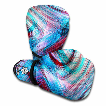 Smoke Psychedelic Trippy Print Boxing Gloves