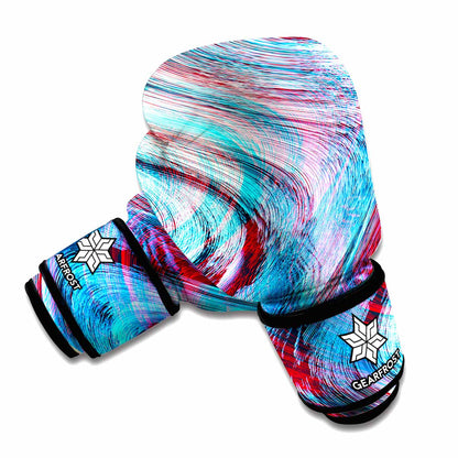 Smoke Psychedelic Trippy Print Boxing Gloves