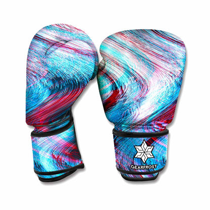 Smoke Psychedelic Trippy Print Boxing Gloves