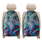 Smoke Psychedelic Trippy Print Car Seat Organizers