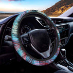 Smoke Psychedelic Trippy Print Car Steering Wheel Cover