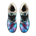 Smoke Psychedelic Trippy Print Comfy Boots GearFrost