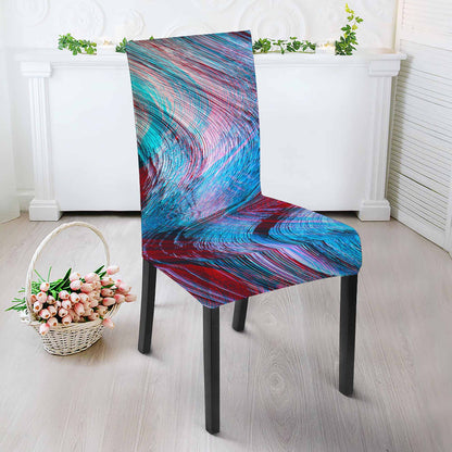Smoke Psychedelic Trippy Print Dining Chair Slipcover
