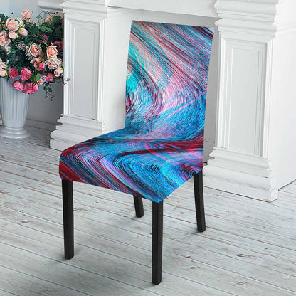 Smoke Psychedelic Trippy Print Dining Chair Slipcover