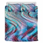 Smoke Psychedelic Trippy Print Duvet Cover Bedding Set