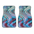 Smoke Psychedelic Trippy Print Front Car Floor Mats